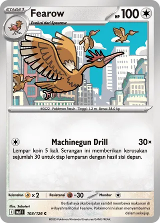 Fearow (Mega Evolution 103/126)