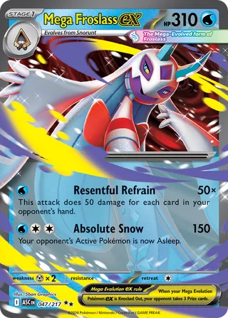 Mega Froslass ex (Ascended Heroes 047/217)