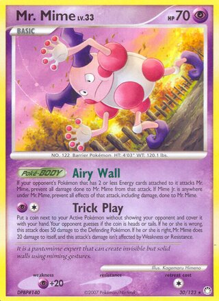 Mr. Mime (Mysterious Treasures 30/123)