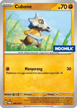 Cubone (Scarlet & Violet Promos 198/SV-P)