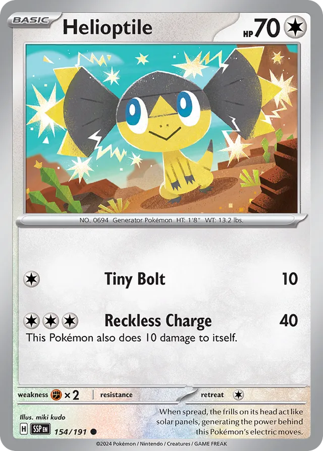 154/191 Helioptile SSP Common