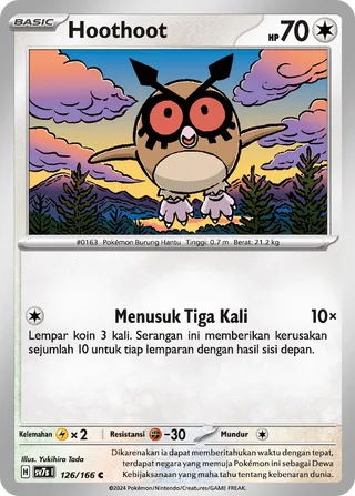 Hoothoot (Stellar Guidance 126/166)