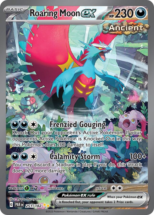 Roaring Moon ex (Paradox Rift 251/182) (International TCG