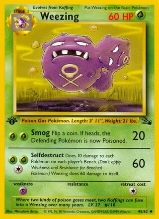 Weezing (Fossil 45/62)