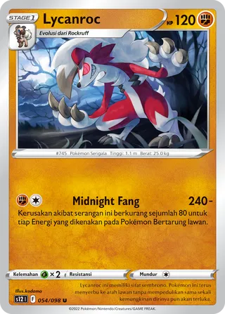 Lycanroc (Paradigm Trigger 054/098)