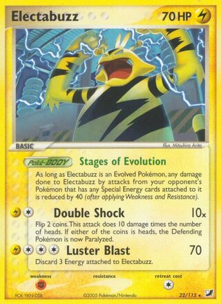 Electabuzz (EX Unseen Forces 22/115)