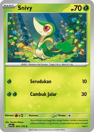 Snivy (Black & White 001/172)