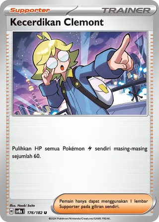 Clemont's Quick Wit (Stellar Lightning 176/182)