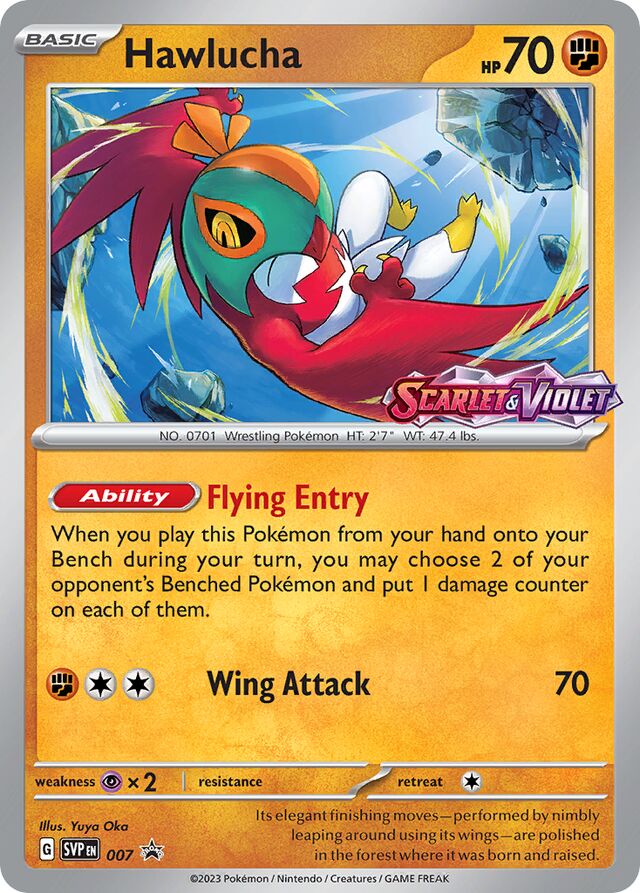 Hawlucha SVP Black Star Promos 007
