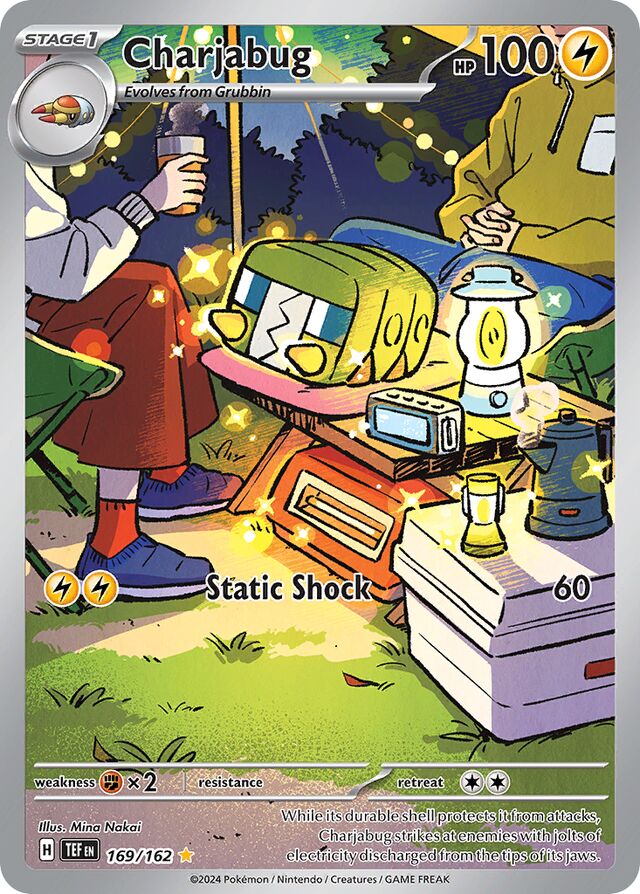 169/162 Charjabug TEF Illustration Rare