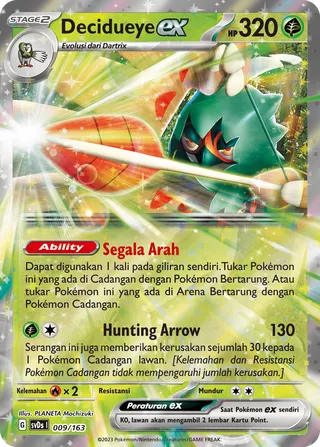 Decidueye ex (ex Compact Deck 009/163)