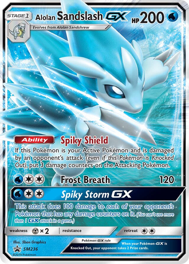 SM236 Alolan SandslashGX SMP PROMO