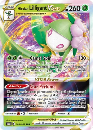 Hisuian Lilligant VSTAR (Time Gazer 008/067)