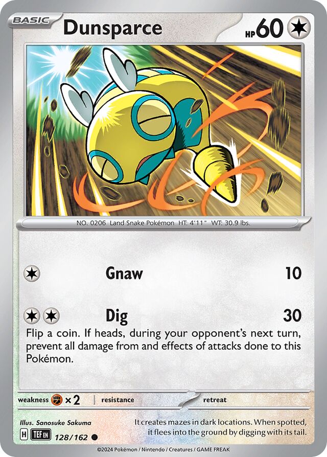 128/162 Dunsparce TEF Common