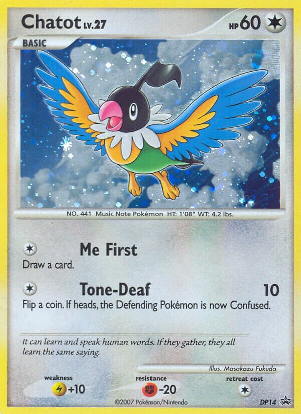 Chatot DP Black Star Promos DP14 PROMO
