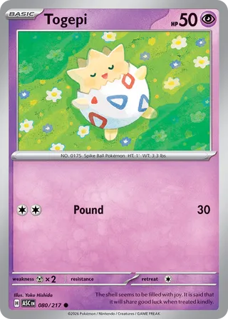 Togepi (Ascended Heroes 080/217)