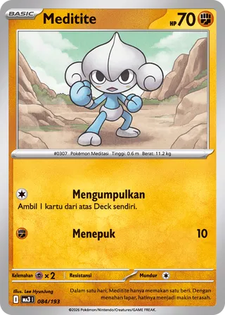 Meditite (MEGA Dream ex 084/193)