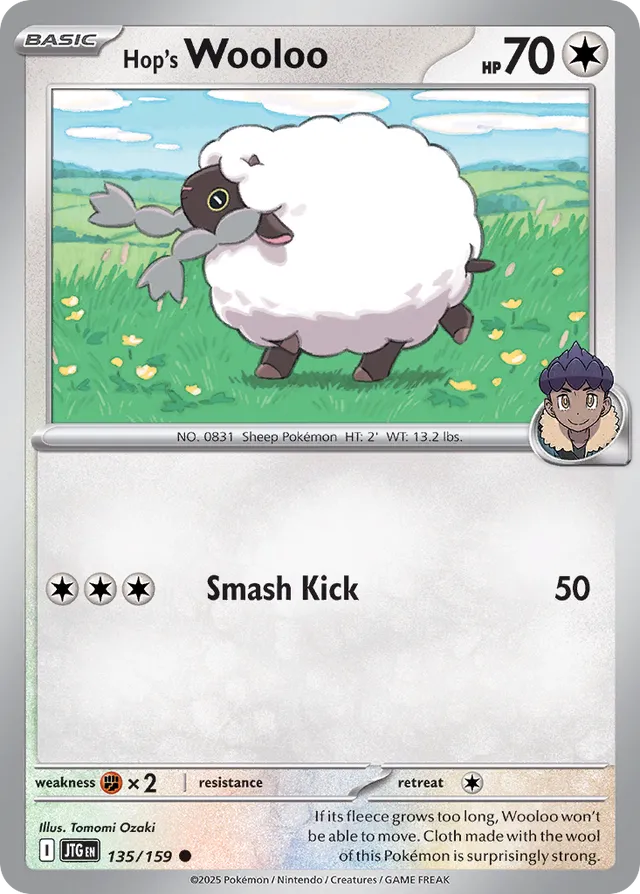 Hop's Wooloo Journey Together 135/159 Common