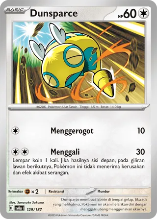 Dunsparce (Terastal Festival ex 129/187)