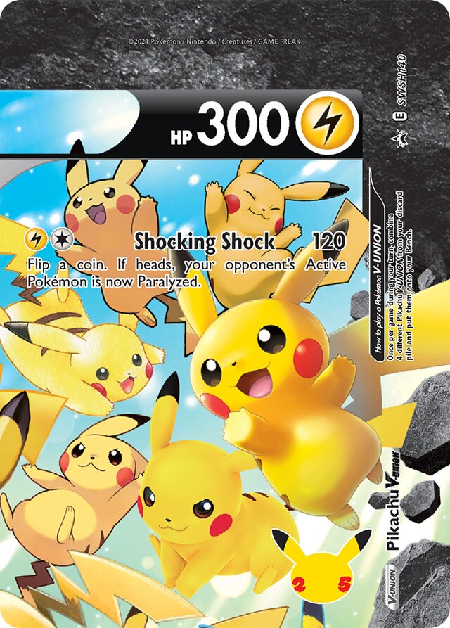 SWSH140 PikachuV-UNION SSP PROMO