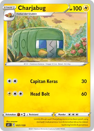 Charjabug (Strength V Starter Deck 057/159)