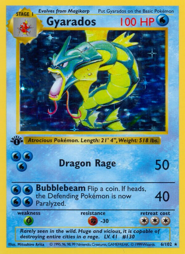 Gyarados Base 6/102 Rare Holo