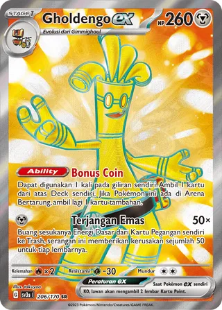 Gholdengo ex (Black Shine 206/170)