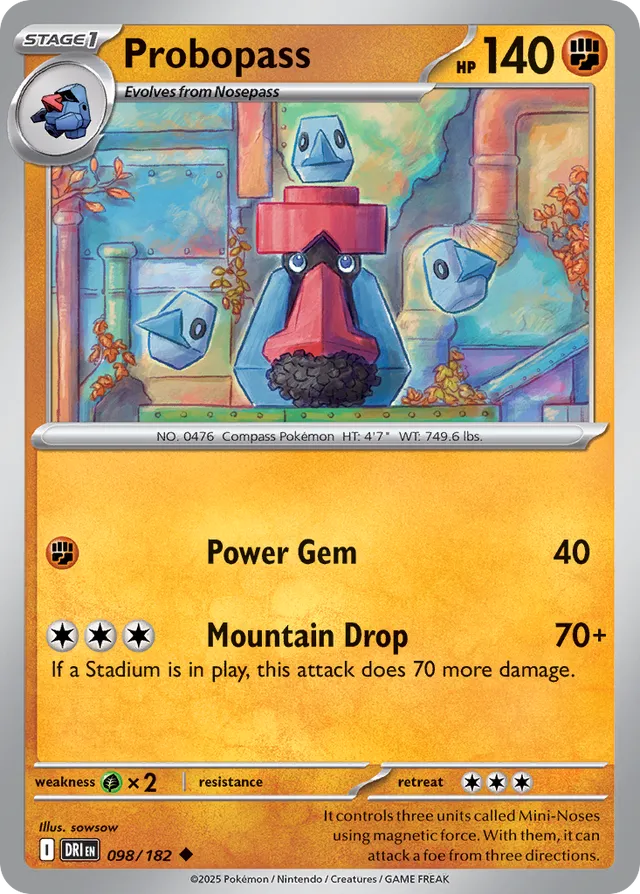 Probopass Destined Rivals 098/182 Uncommon