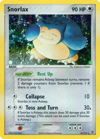 Snorlax (EX FireRed & LeafGreen 15/112)