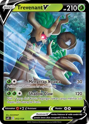 Trevenant V (Strength V Starter Deck 012/159)