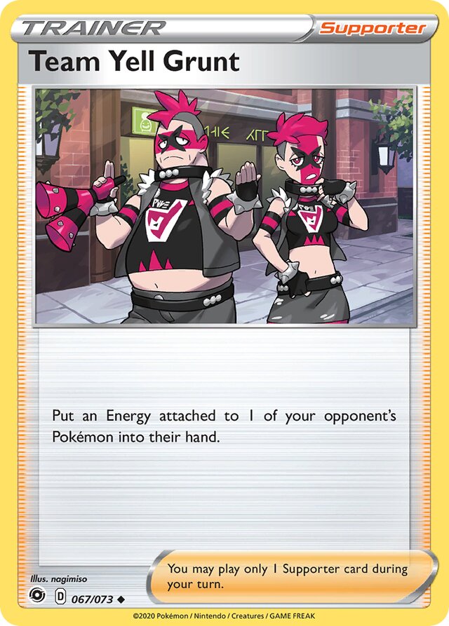 Team Yell Grunt Champion's Path 067/073 Uncommon