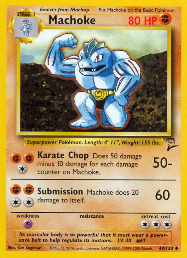 Machoke Base 2 49/130 Uncommon