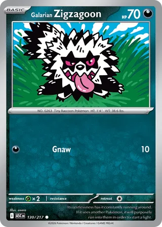Galarian Zigzagoon (Ascended Heroes 130/217)