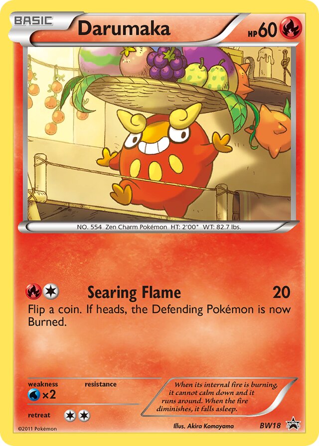 Darumaka BW Black Star Promos BW18 PROMO