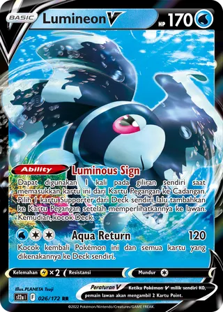 Lumineon V (VSTAR Universe 026/172)