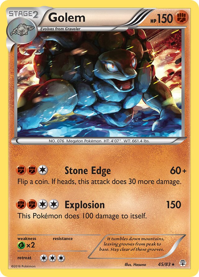 Golem Generations 45/83 Rare Holo