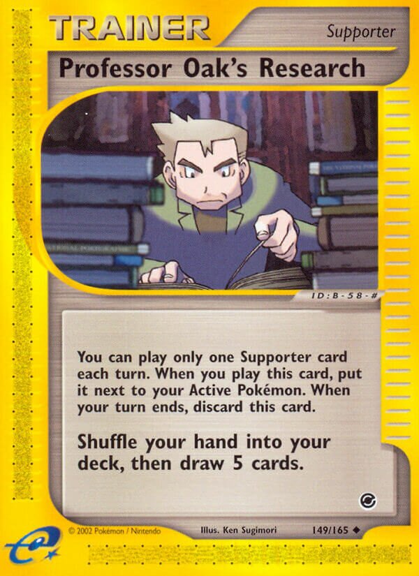 149/165 Professor Oak's Research EX Uncommon