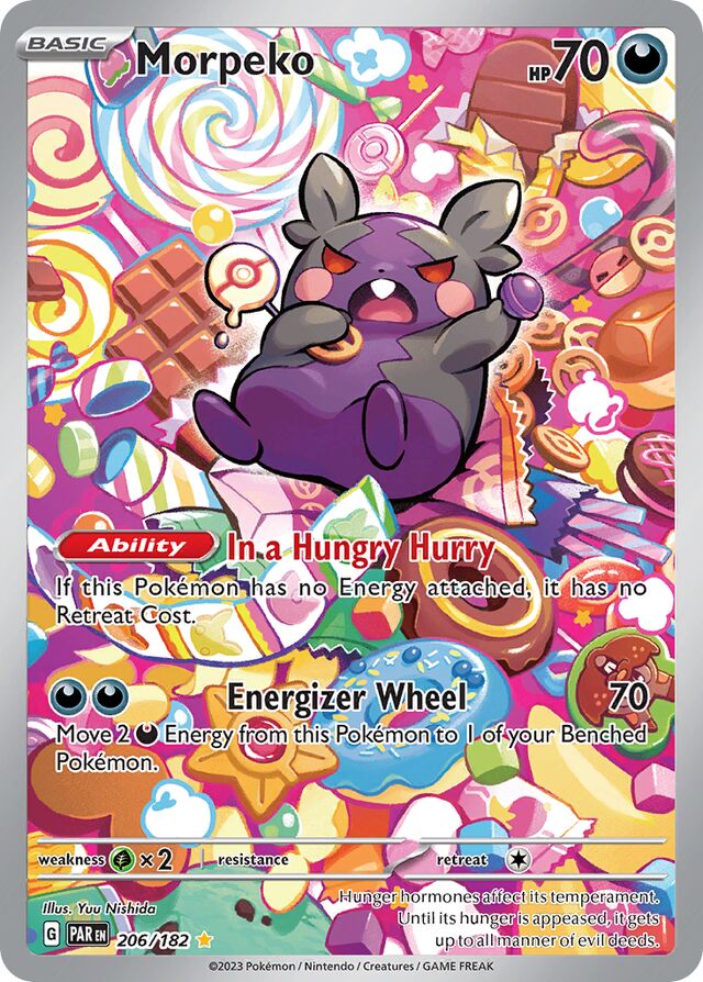 206/182 Morpeko PAR Illustration Rare
