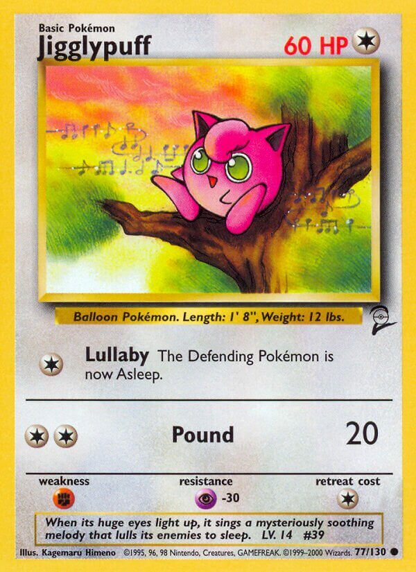 Jigglypuff Base 2 77/130 Common