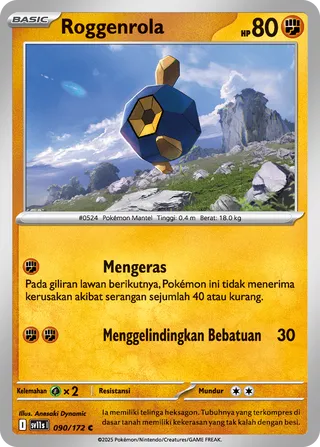 Roggenrola (Black & White 090/172)