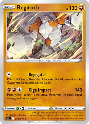 Regirock (Space Juggler 036/067)