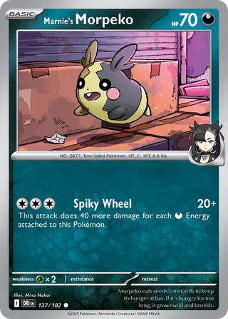 Marnie's Morpeko (Destined Rivals 137/182)