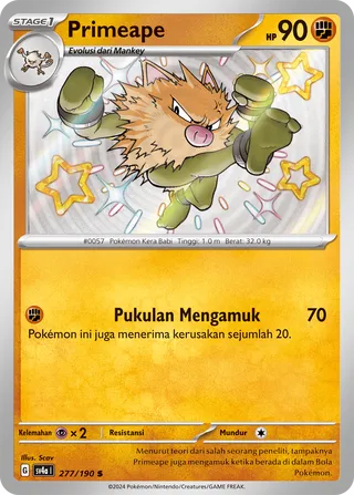 Primeape (Shiny Treasure ex 277/190)