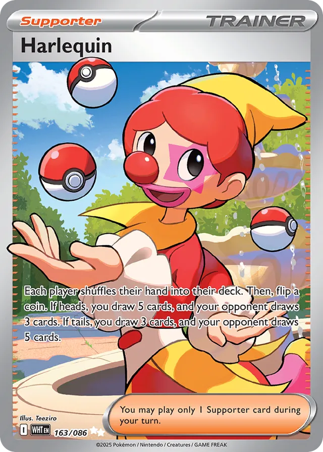 Harlequin White Flare 163/086 Ultra Rare
