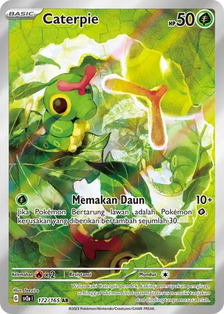 Caterpie (Pokémon Card 151 172/165)