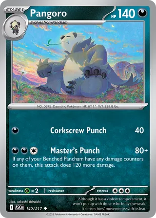 Pangoro (Ascended Heroes 140/217)