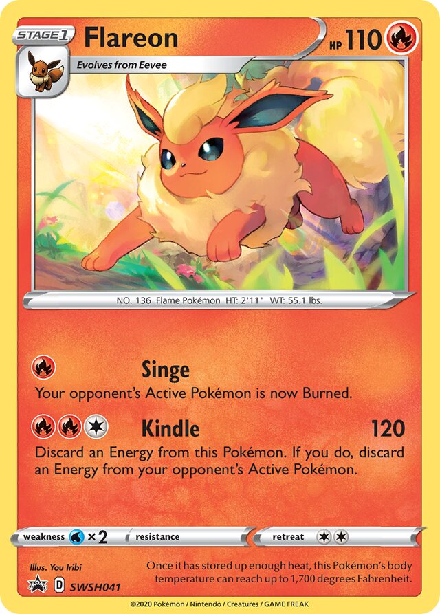 SWSH041 Flareon SSP PROMO