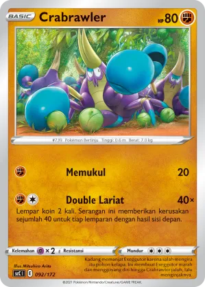 Crabrawler (Evolution V Starter Deck 092/172)
