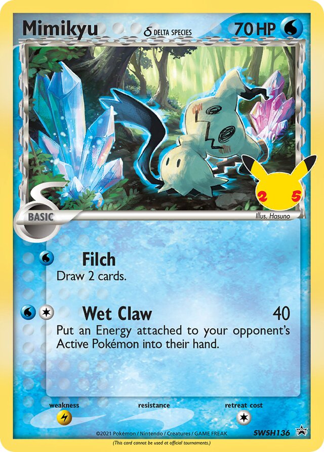 SWSH136 Mimikyu δ SSP PROMO