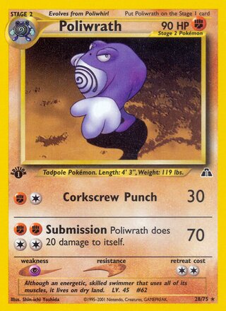 Poliwrath (Neo Discovery 28/75)